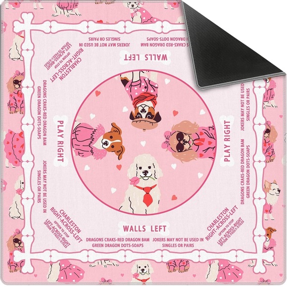 Mahjong Mat Oink Dogs - Picture 1 of 6